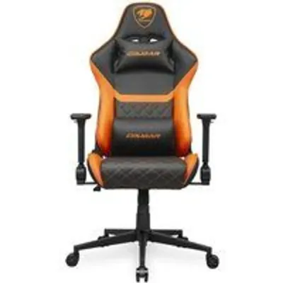 COUGAR Gaming Armor One V2 Asiento acolchado tapizado Negro, Naranja