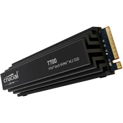 Crucial T700 1TB PCIe Gen5 NVMe M.2 con disipador térmico