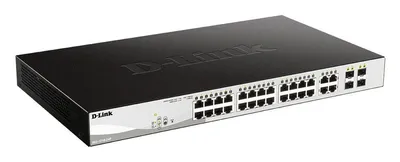 D-Link DGS-1210-24P Gestionado L2 Gigabit Ethernet (10/100/1000) Energía sobre Ethernet (PoE) Negro