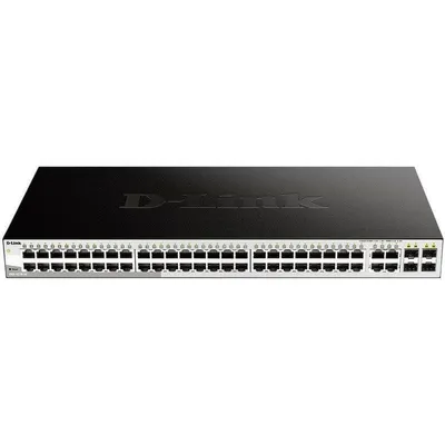 D-Link DGS-1210-52/E Switch Gestionado 48 Puertos Gigabit + 4 Puertos Combo SFP