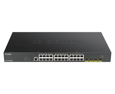 D-Link DGS-1250-28XMP Switch Gestionado L3 Gigabit Ethernet PoE Negro