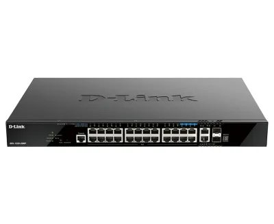 D-Link DGS-1520-28MP Switch Gestionado L3 Gigabit Ethernet PoE 1U Negro