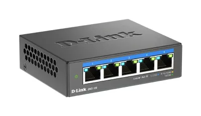 D-Link DMS-105 Switch No administrado 2.5G Ethernet Negro