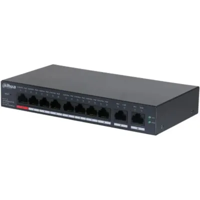 Dahua Technology DH-CS4010-8ET-110 Switch Gestionado L2 PoE Ethernet Negro