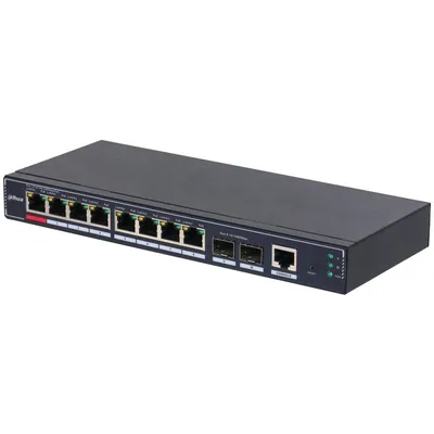 Dahua Technology PoE SG4010P-2F Switch Gestionado Gigabit Ethernet PoE Negro