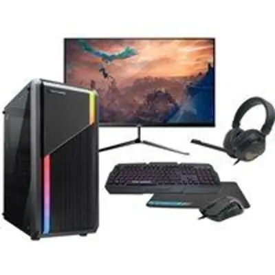 Deep Gaming Nexus AMD Ryzen 5 5600G 16GB 500GB SSD Monitor 24" 120Hz + Combo