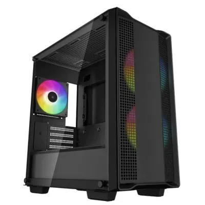 DeepCool CC360 ARGB Mid Tower Cristal Templado USB 3.0 Negro