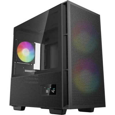 DeepCool CH360 ARGB mATX Cristal Templado USB-C Negra
