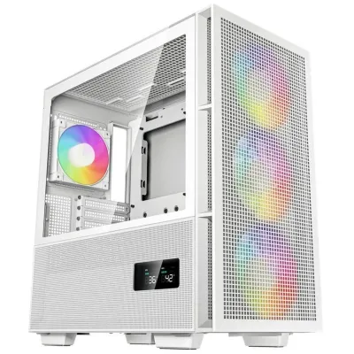 DeepCool CH560 Digital ARGB Caja Torre Media Cristal USB 3.2 Blanca