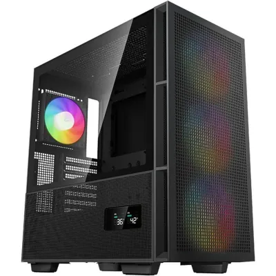 DeepCool CH560 Digital ARGB Cristal Templado USB 3.2 Negra