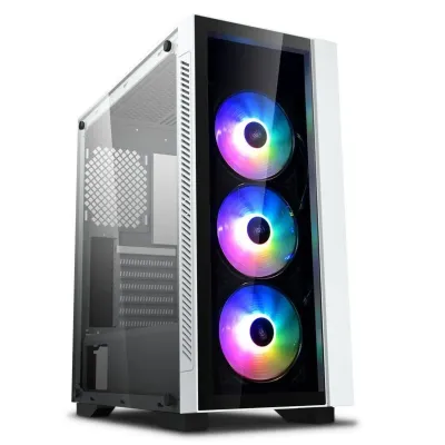 DeepCool Matrexx 55 V3 Blanca ADD-RGB 3F Cristal Templado