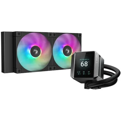 DeepCool Mystique 240 ARGB 240mm LCD Negro