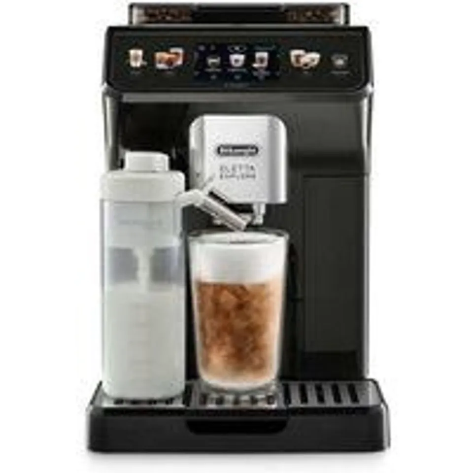 DeLonghi Eletta Explore ECAM450.65.G Cafetera Superautomática con Molinillo 19 Bares Gris Oscuro