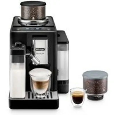 DeLonghi Rivelia Cafetera Superautomática con Depósito de Leche 19 Bares Negro Onyx