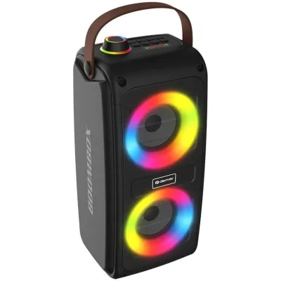 Denver BTV-230 Altavoz Bluetooth 10W Recargable Luz Negro