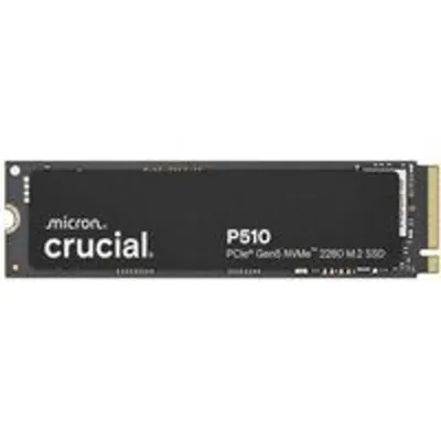 Disco Duro Crucial 1TB M.2 NVMe PCIe Gen5 11000MB/s P510 Black Gaming