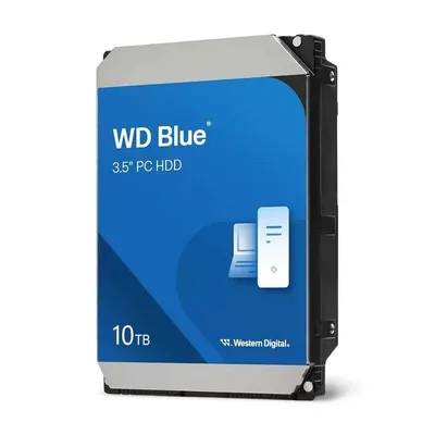 Disco Duro Western Digital Blue WD100EAGZ 10TB HDD 7200rpm SATA III 512MB