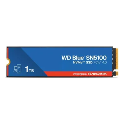 Disco Duro Western Digital WD Blue SN5100 1TB M.2 NVMe 7100MB/s Encriptación HW