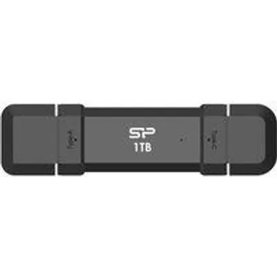 Disco Externo Silicon Power DS72 1TB USB 3.2 Gen2 1050MB/s Aluminium Type-A/C Negro