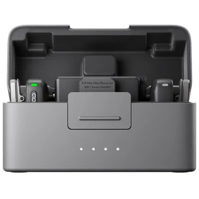 DJI Mic Mini Micrófono Inalámbrico Bluetooth Transmisores Receptor Estuche de Carga