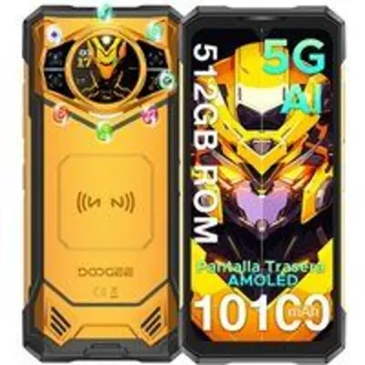 Doogee S200X 32GB RAM 512GB AMOLED 5G IP68 Cámara 100MP Batería 10100mAh