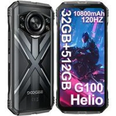 Doogee S cyber Pro 32GB RAM 512GB ROM Batería 10800mAh Helio G100 IP69K 6.6″ FHD+ 120Hz
