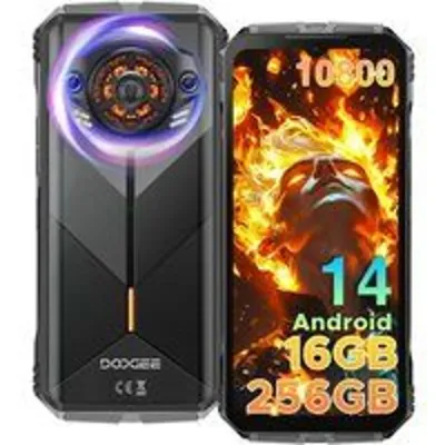 DOOGEE S Punk 16GB/256GB 10800mAh IP68 Resistencia Dual SIM Negro