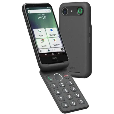 Doro Aurora A20 4GB 64GB 4.5" IPS 4G Dual SIM NFC IP54 Android 14 Grafito