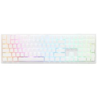 Ducky Zero 6108 RGB MX2A Brown Pure White Tri-mode
