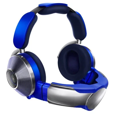 Dyson Zone Auriculares Inalámbricos con Cancelación de Ruido y Purificador de Aire Azules