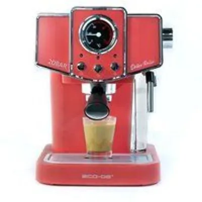 ECO-DE Delice Cafetera Espresso 20 Bares Roja