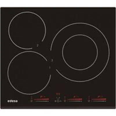 Edesa EIM6330B Vitrocerámica Inducción 3 Zonas Cocción 60 cm