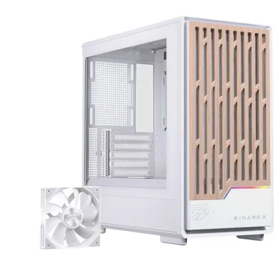 Einarex Pulse PM400 Core White Templado 9 Ventiladores