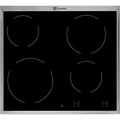 Electrolux EHF16240XK hobs Negro Integrado Cerámico 4 zona(s)