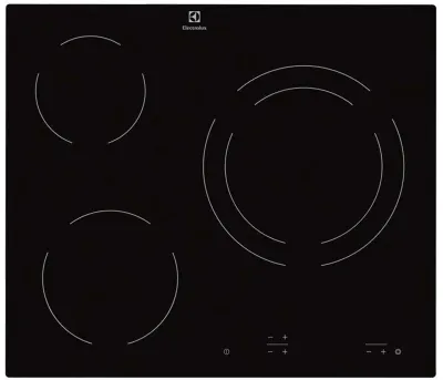 Electrolux EHF6231IOK hobs Negro Integrado 3 zona(s)