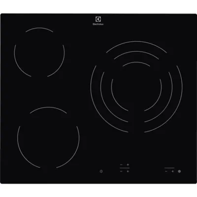 Electrolux EHF6232IOK Negro Integrado Cerámico 3 zona(s)