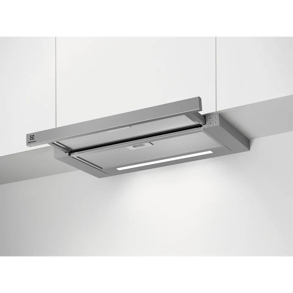 Electrolux LFP616X Telescópica o extraplana Gris A 600 m³/h