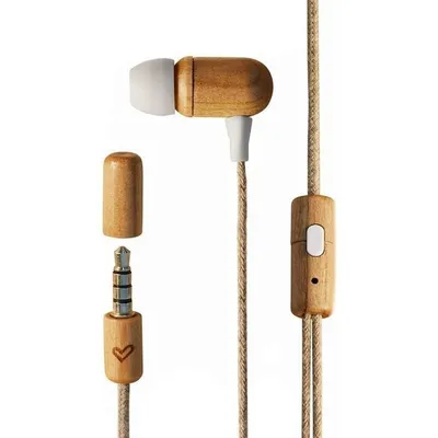 Energy Sistem Earphones Eco Cherry Wood con Micrófono