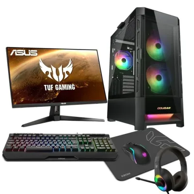 Epical-Q Pack Gplus65 AMD Ryzen 7 5800X 32GB 1TB SSD RTX 4060Ti Monitor 24" FHD 165Hz