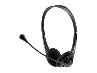 Equip 245304 Auriculares Diadema Alámbrico Call Center Negro