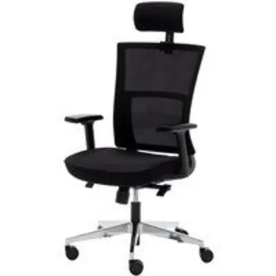 Euromof Atlanta Silla de Oficina Ergonómica Negra