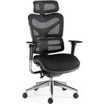 Euromof New Ergostone Sillón de Oficina Negro