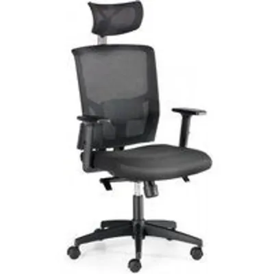 Euromof Viena Silla de Oficina Ergonómica Negra