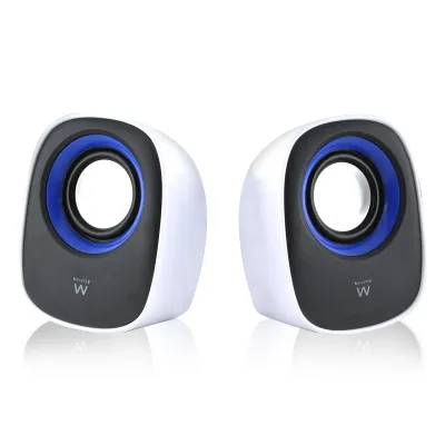 Ewent EW3513 Altavoz 1 Vía Alámbrico 5W (Negro/Azul/Blanco)