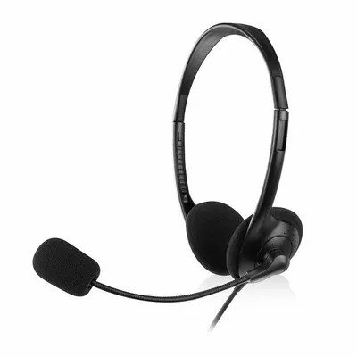 Ewent EW3563 Auriculares Alámbrico Llamadas/Música Negro
