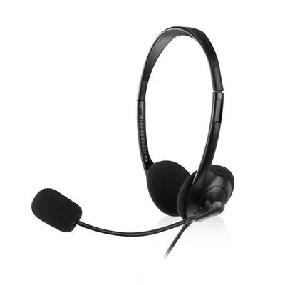 Ewent EW3567 Auriculares Alámbrico Llamadas Música Negro