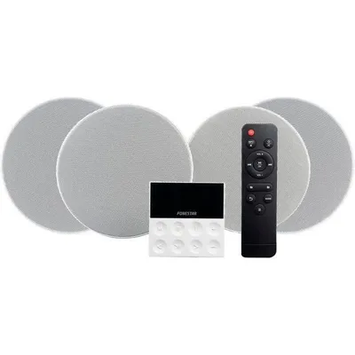 Fonstar KS-WALL 4 Amp Pared +4 Altavoces Techo BT/USB/FM/AUX