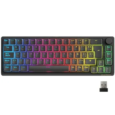 Forgeon Clutch Teclado Gaming Inalámbrico RGB 60% Switch Brown