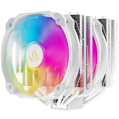 Forgeon Windlord ARGB White CPU Cooler Dual 6-Pipe 2x140mm