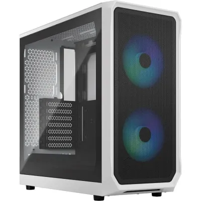 Fractal Design Focus 2 RGB Torre Media Cristal Templado Blanca
